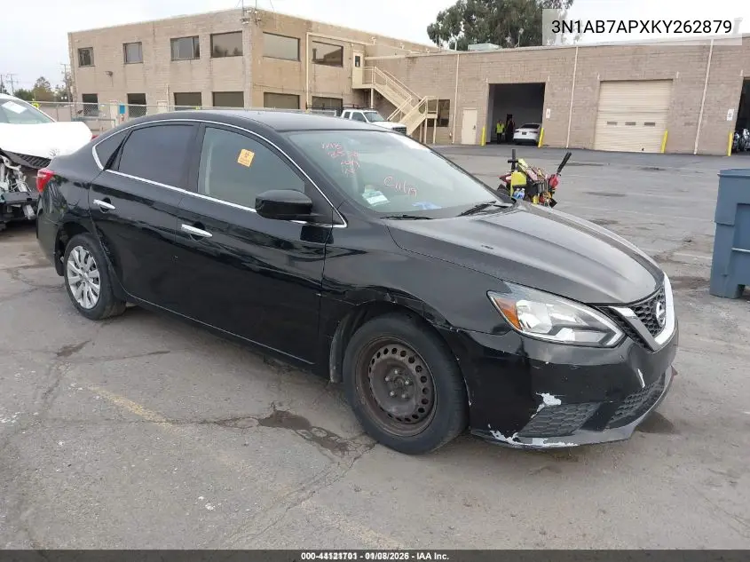 3N1AB7APXKY262879 2019 Nissan Sentra S