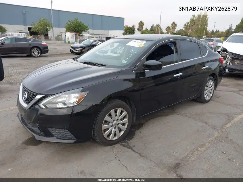3N1AB7APXKY262879 2019 Nissan Sentra S