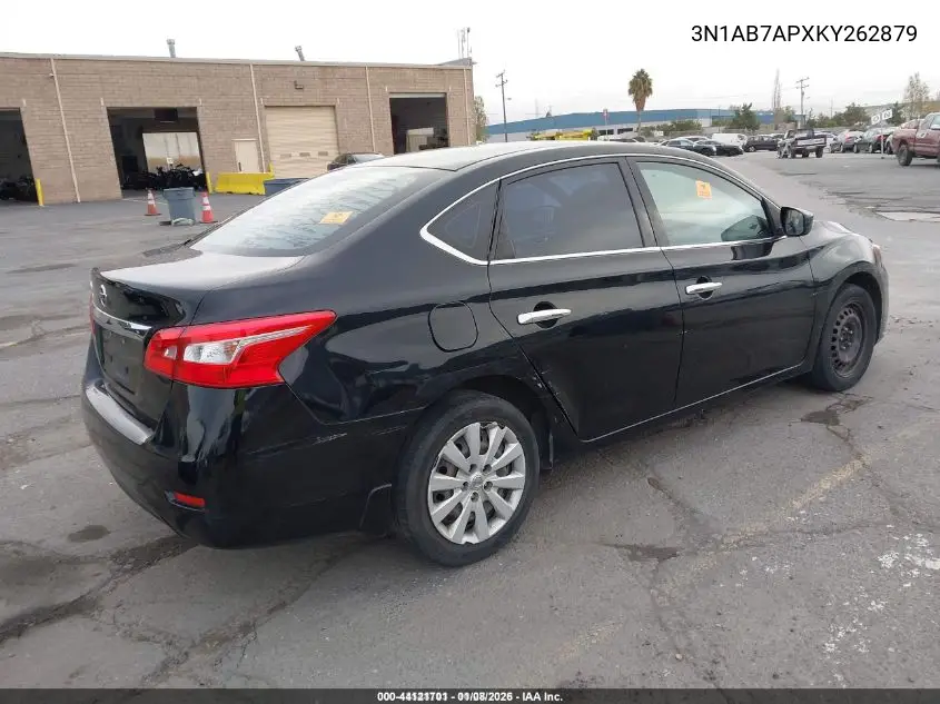 3N1AB7APXKY262879 2019 Nissan Sentra S