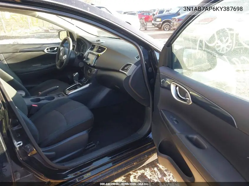 3N1AB7AP6KY387698 2019 Nissan Sentra Sr