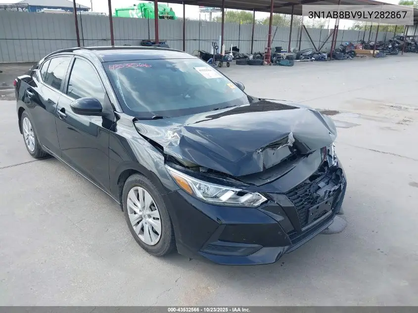 3N1AB8BV9LY282867 2020 Nissan Sentra S Xtronic Cvt