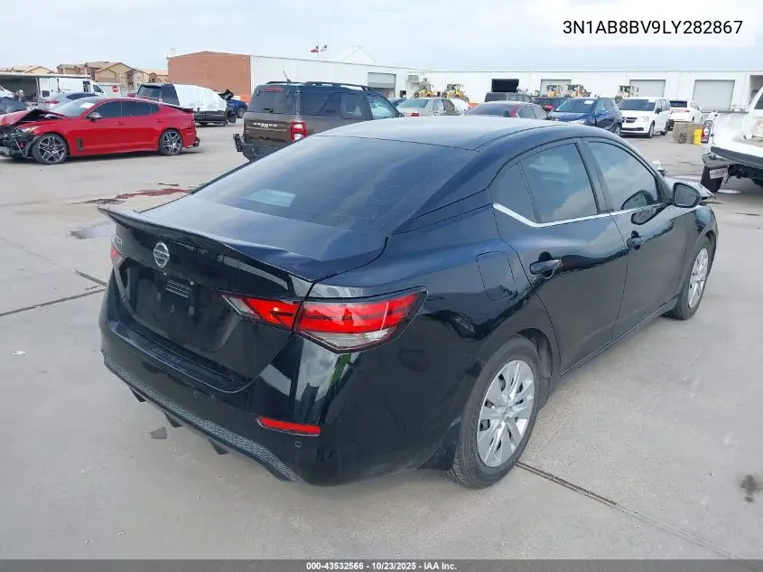 3N1AB8BV9LY282867 2020 Nissan Sentra S Xtronic Cvt