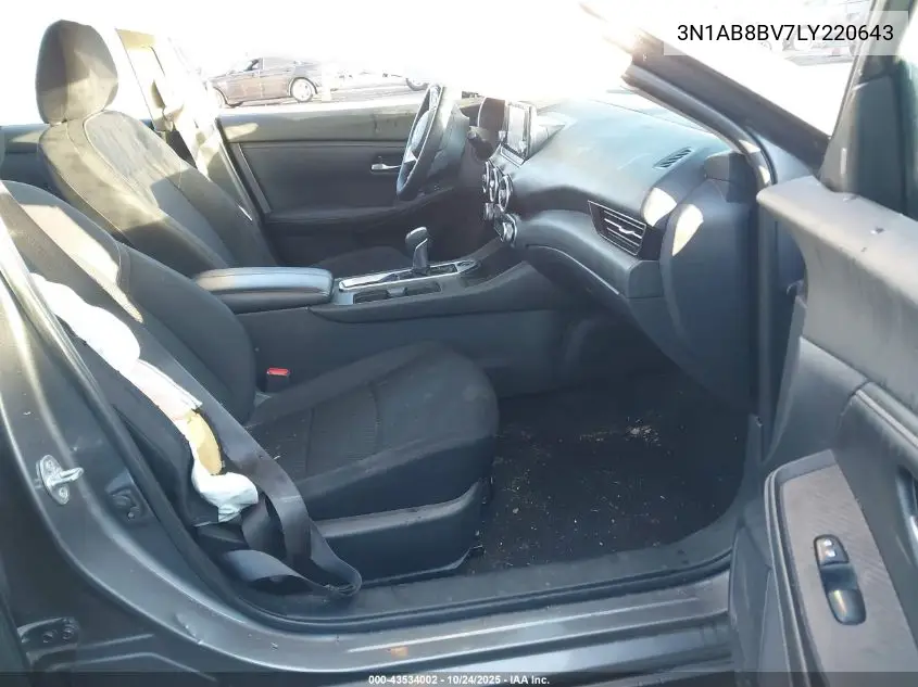 3N1AB8BV7LY220643 2020 Nissan Sentra S Xtronic Cvt