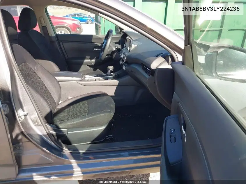 3N1AB8BV3LY224236 2020 Nissan Sentra S Xtronic Cvt