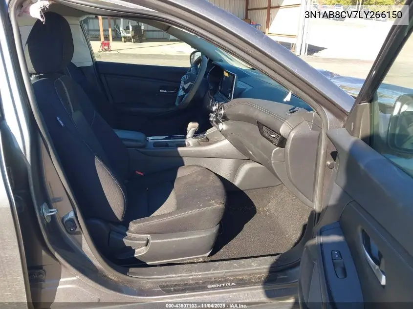 3N1AB8CV7LY266150 2020 Nissan Sentra Sv Xtronic Cvt