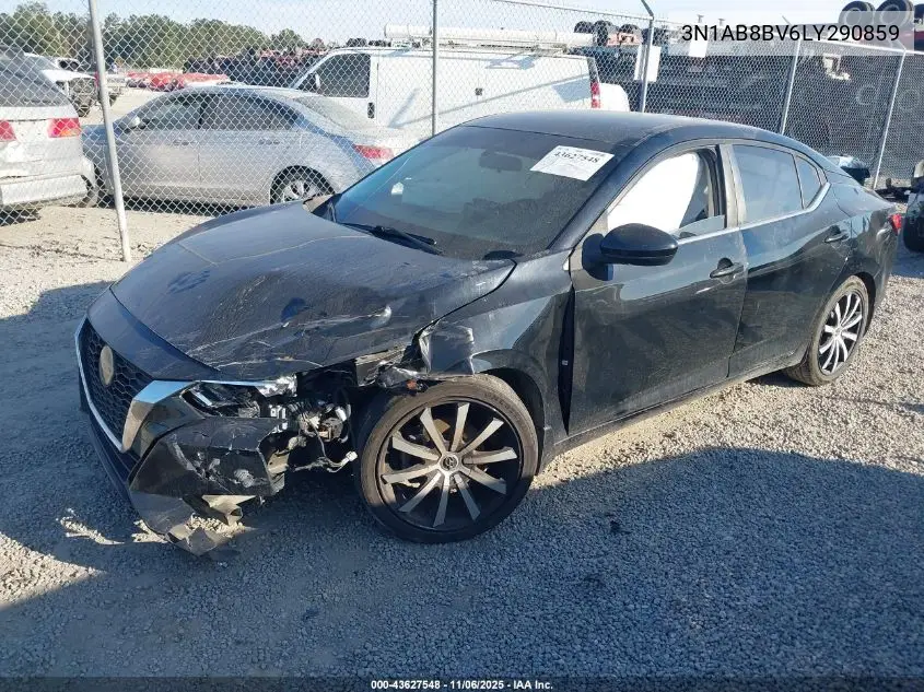 3N1AB8BV6LY290859 2020 Nissan Sentra S Xtronic Cvt