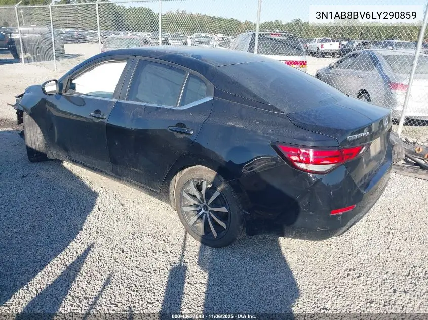 3N1AB8BV6LY290859 2020 Nissan Sentra S Xtronic Cvt