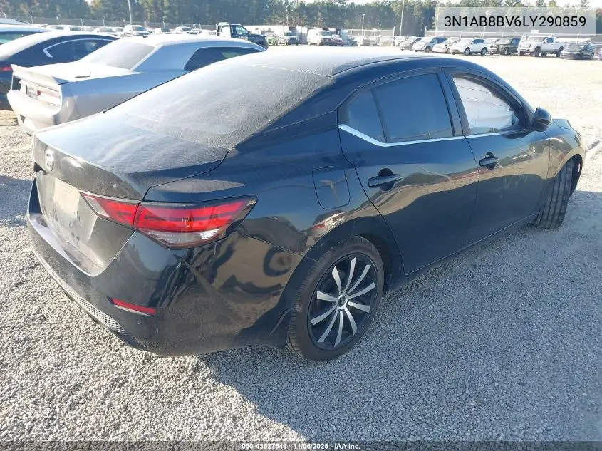 3N1AB8BV6LY290859 2020 Nissan Sentra S Xtronic Cvt