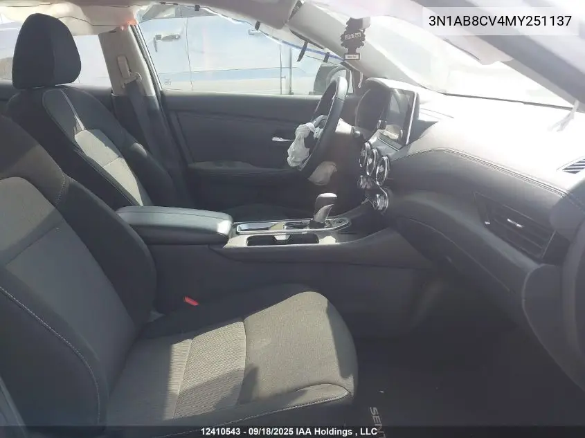 3N1AB8CV4MY251137 2021 Nissan Sentra