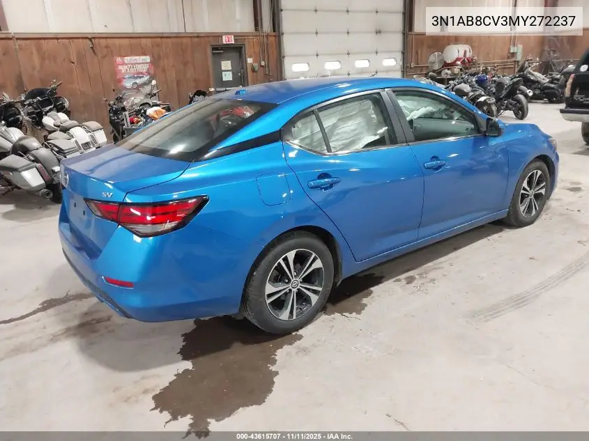 3N1AB8CV3MY272237 2021 Nissan Sentra Sv Xtronic Cvt