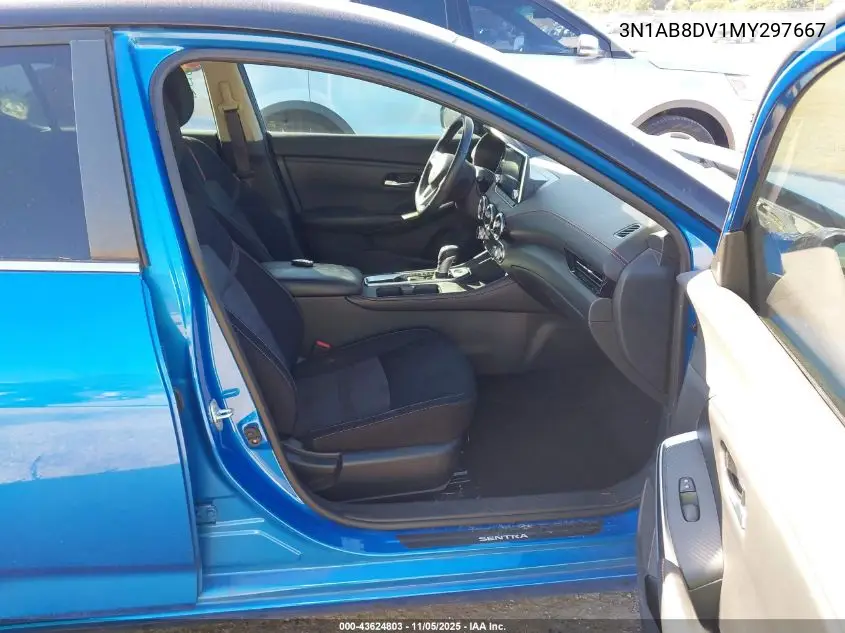 3N1AB8DV1MY297667 2021 Nissan Sentra Sr Xtronic Cvt