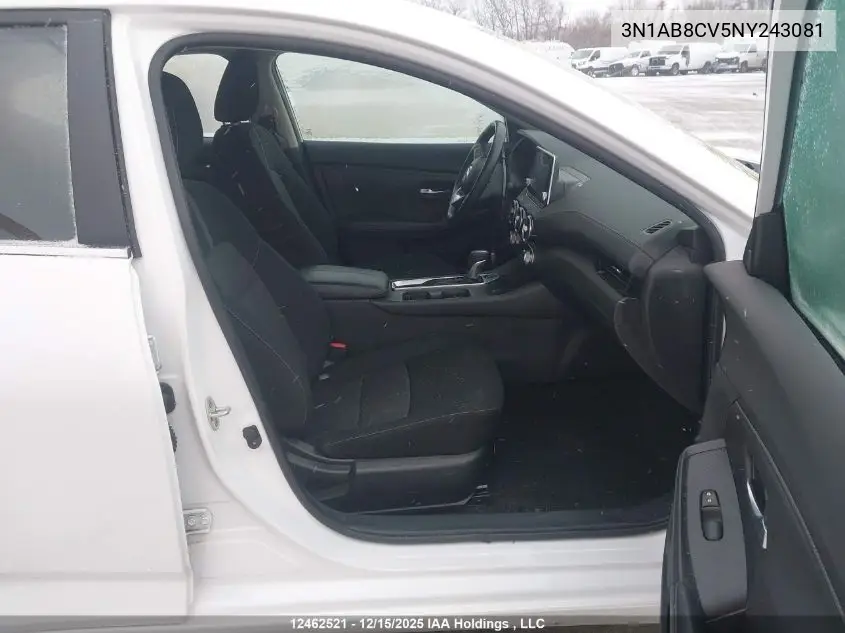 3N1AB8CV5NY243081 2022 Nissan Sentra