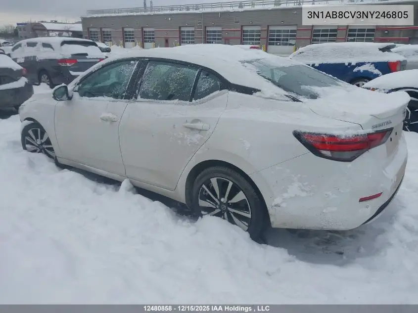 3N1AB8CV3NY246805 2022 Nissan Sentra