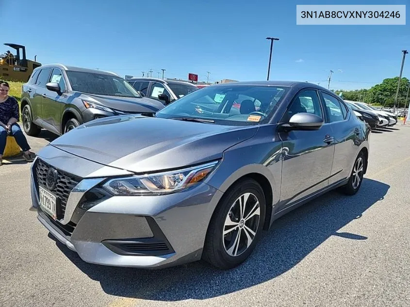 2022 Nissan Sentra Sv VIN: 3N1AB8CVXNY304246 Lot: 39832319