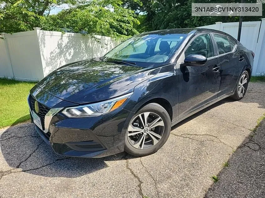 2022 Nissan Sentra Sv VIN: 3N1AB8CV1NY313420 Lot: 39832490