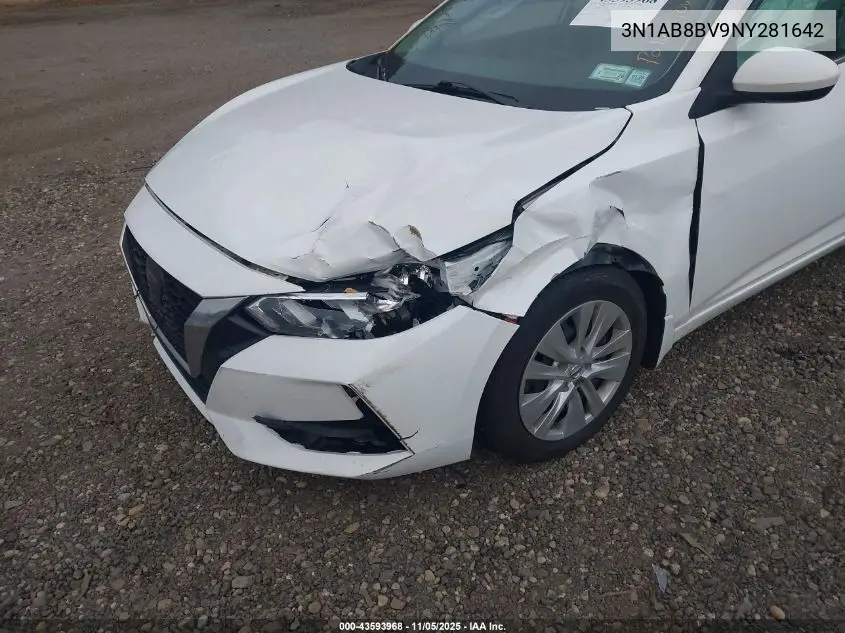 3N1AB8BV9NY281642 2022 Nissan Sentra S Xtronic Cvt