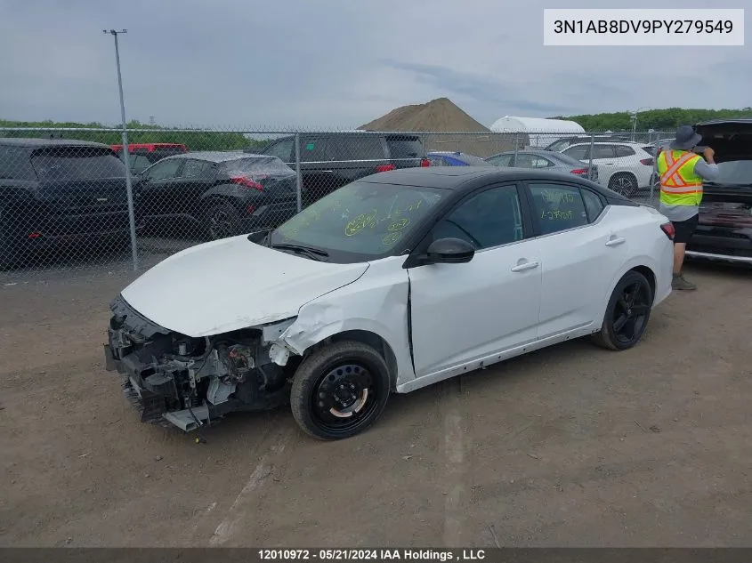 2023 Nissan Sentra VIN: 3N1AB8DV9PY279549 Lot: 12010972