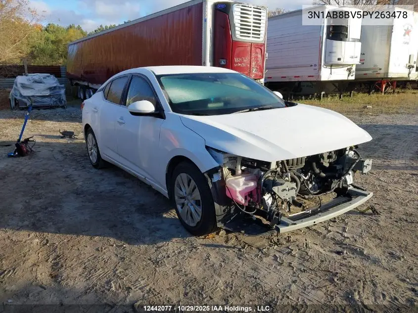 3N1AB8BV5PY263478 2023 Nissan Sentra S/S Plus
