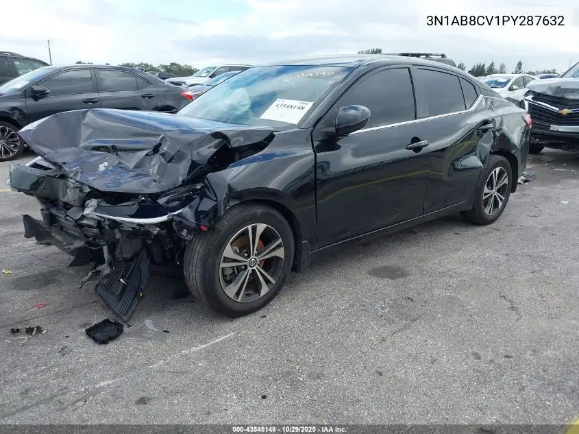 3N1AB8CV1PY287632 2023 Nissan Sentra Sv Xtronic Cvt