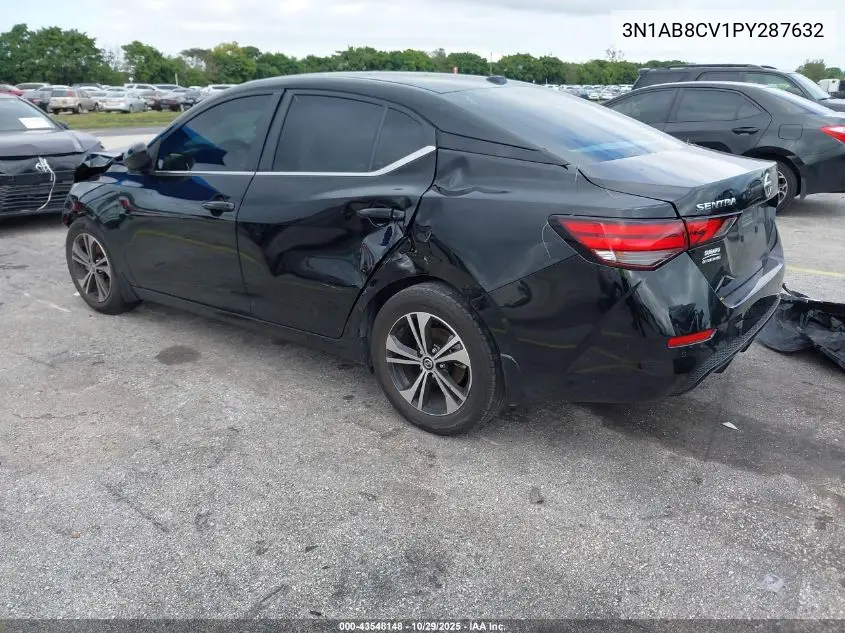 3N1AB8CV1PY287632 2023 Nissan Sentra Sv Xtronic Cvt