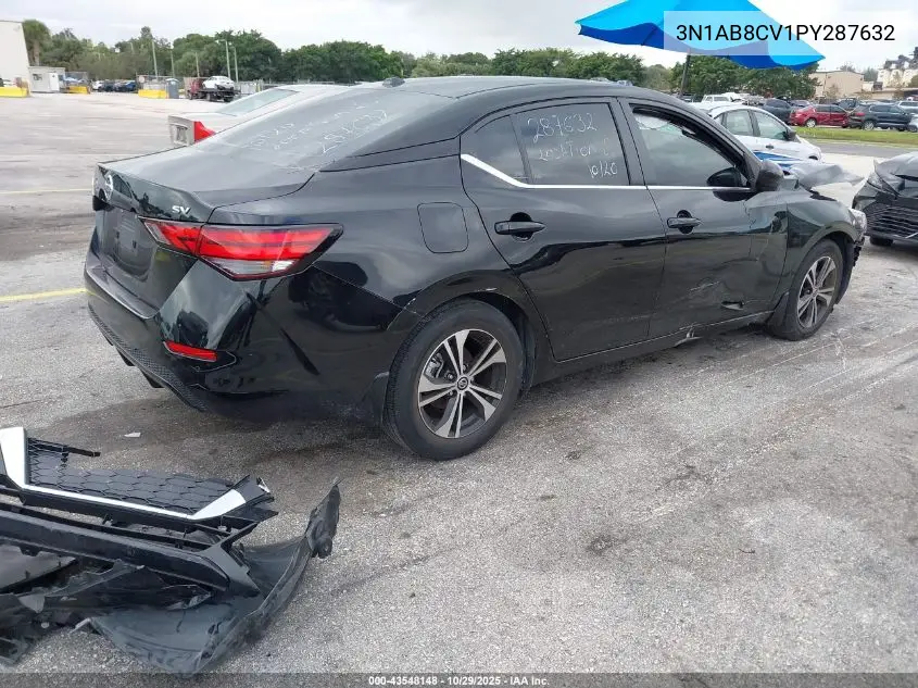 3N1AB8CV1PY287632 2023 Nissan Sentra Sv Xtronic Cvt