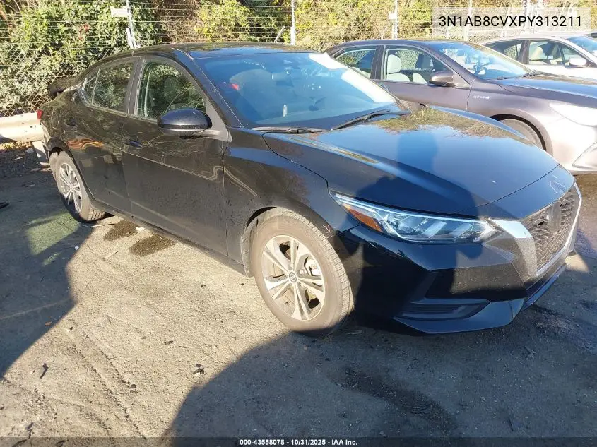 3N1AB8CVXPY313211 2023 Nissan Sentra Sv Xtronic Cvt