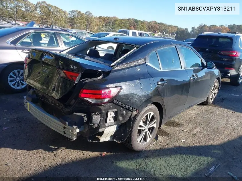 3N1AB8CVXPY313211 2023 Nissan Sentra Sv Xtronic Cvt