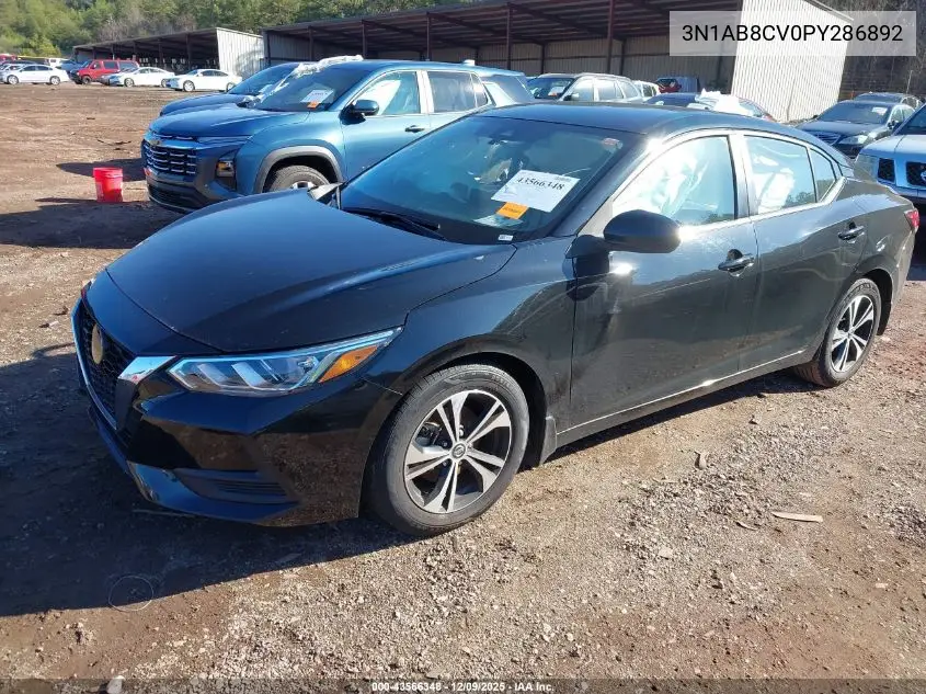 3N1AB8CV0PY286892 2023 Nissan Sentra Sv Xtronic Cvt