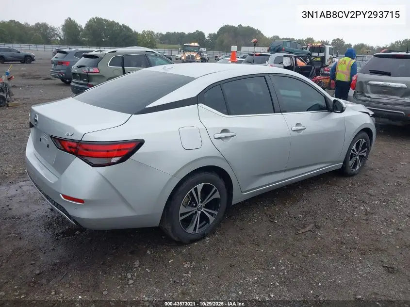 3N1AB8CV2PY293715 2023 Nissan Sentra Sv Xtronic Cvt