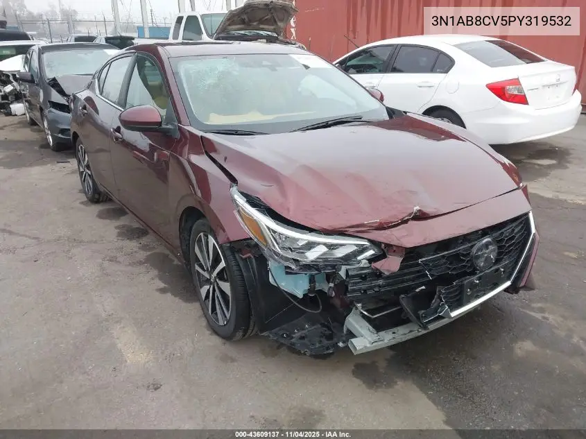 3N1AB8CV5PY319532 2023 Nissan Sentra Sv Xtronic Cvt