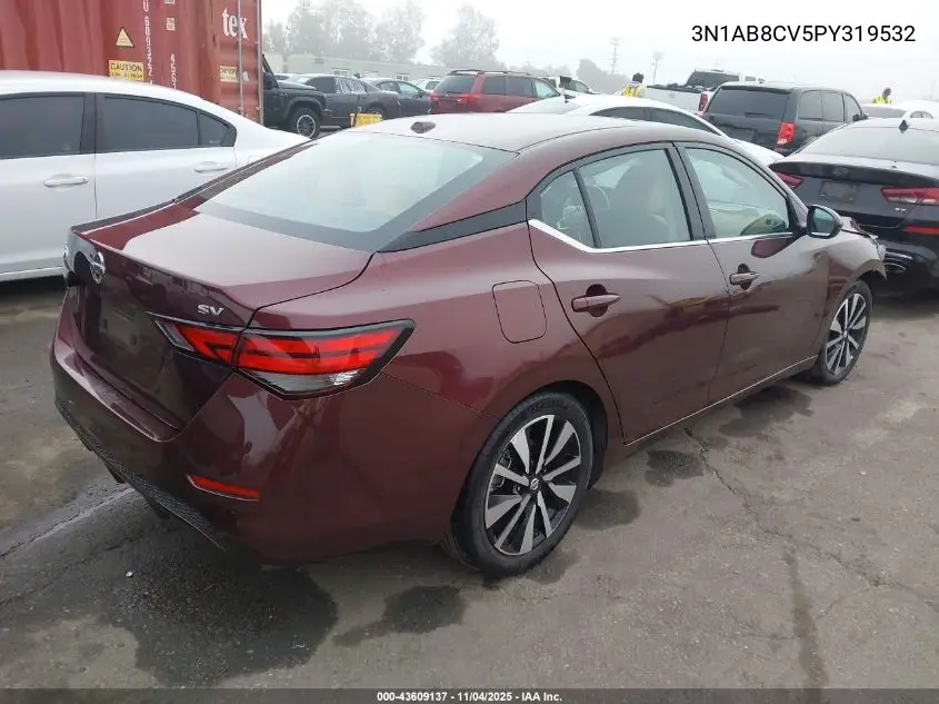3N1AB8CV5PY319532 2023 Nissan Sentra Sv Xtronic Cvt