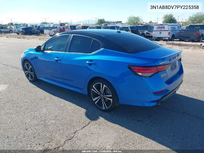 3N1AB8DV7PY225358 2023 Nissan Sentra Sr Xtronic Cvt