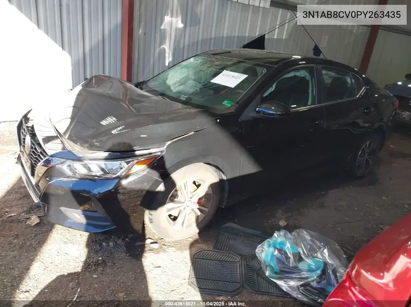 3N1AB8CV0PY263435 2023 Nissan Sentra Sv Xtronic Cvt