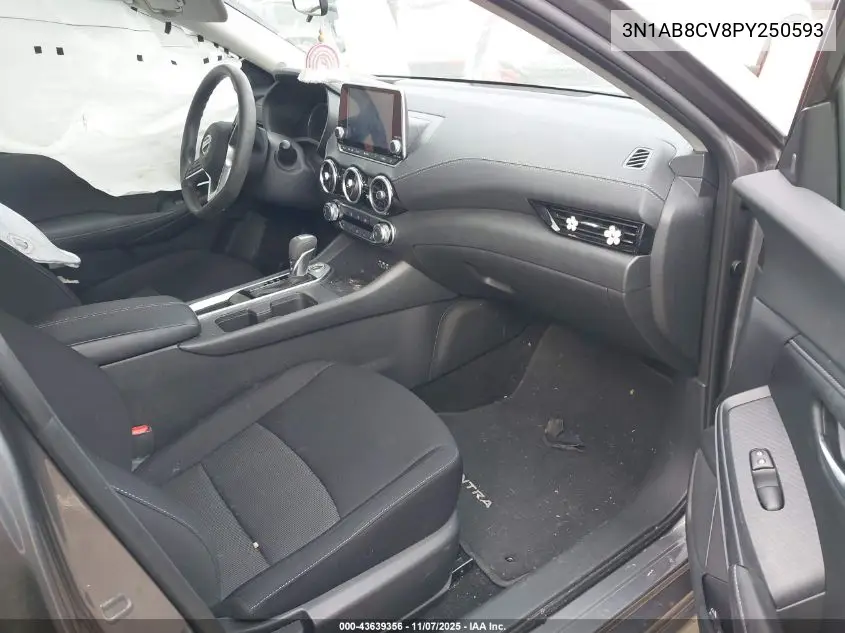 3N1AB8CV8PY250593 2023 Nissan Sentra Sv Xtronic Cvt