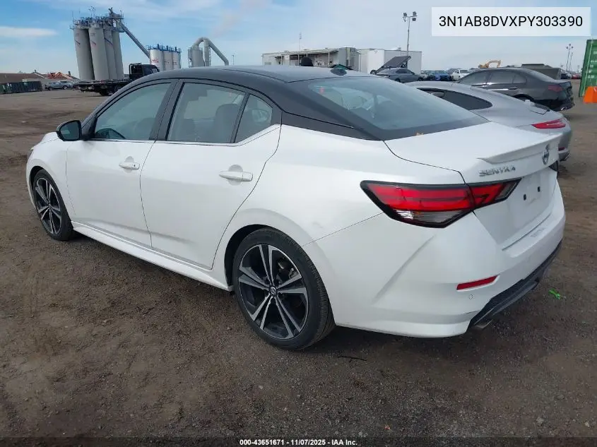 3N1AB8DVXPY303390 2023 Nissan Sentra Sr Xtronic Cvt