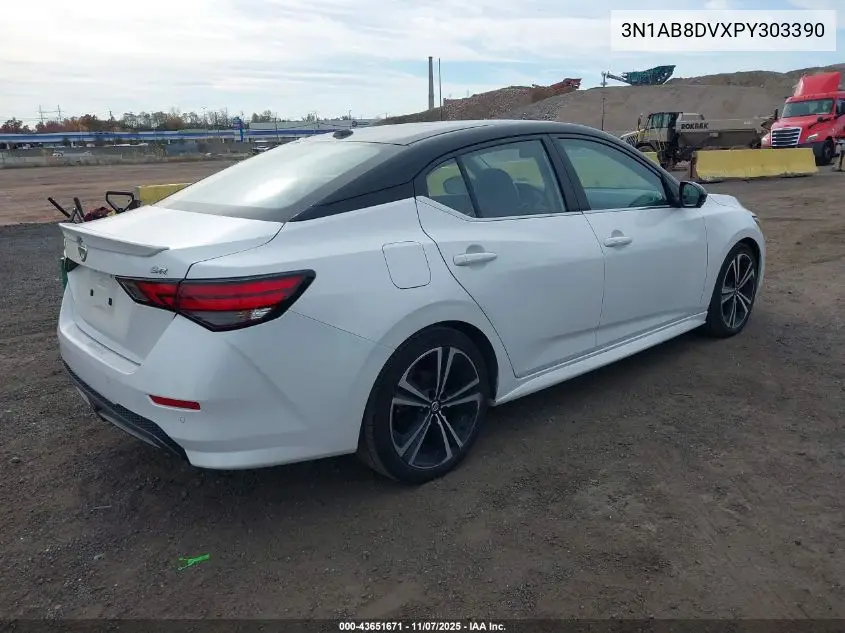 3N1AB8DVXPY303390 2023 Nissan Sentra Sr Xtronic Cvt