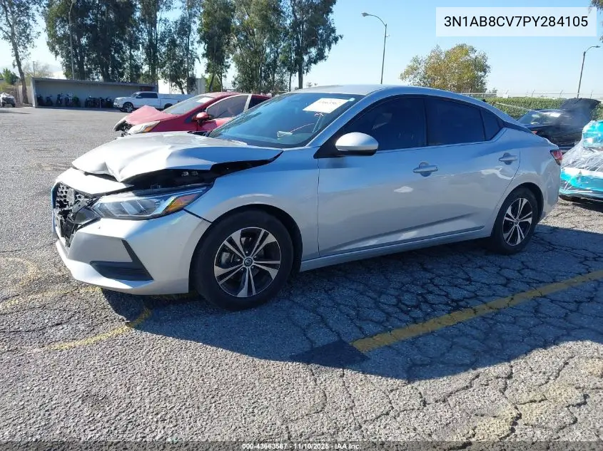 3N1AB8CV7PY284105 2023 Nissan Sentra Sv Xtronic Cvt