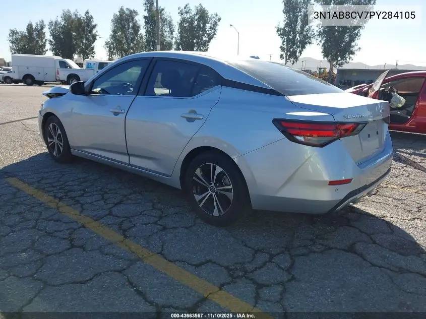 3N1AB8CV7PY284105 2023 Nissan Sentra Sv Xtronic Cvt