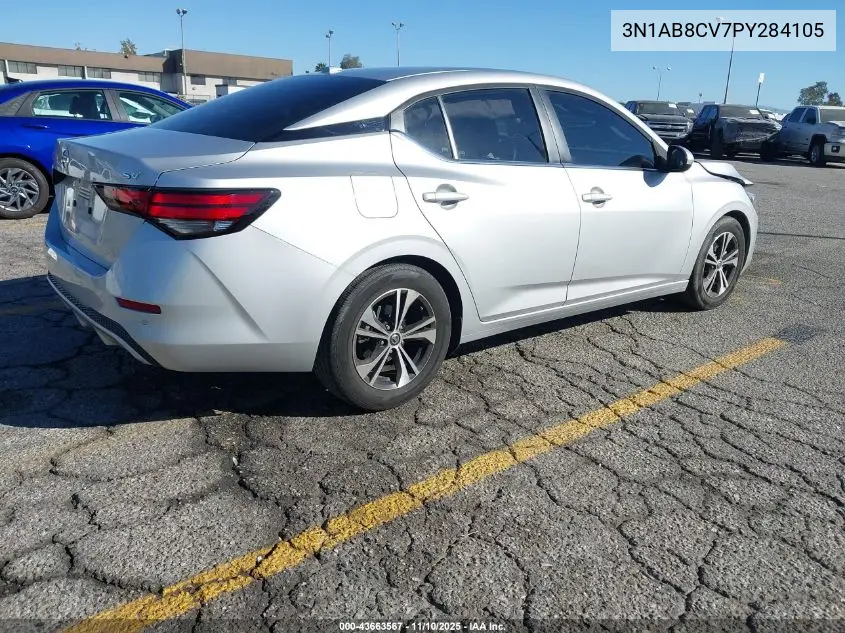 3N1AB8CV7PY284105 2023 Nissan Sentra Sv Xtronic Cvt