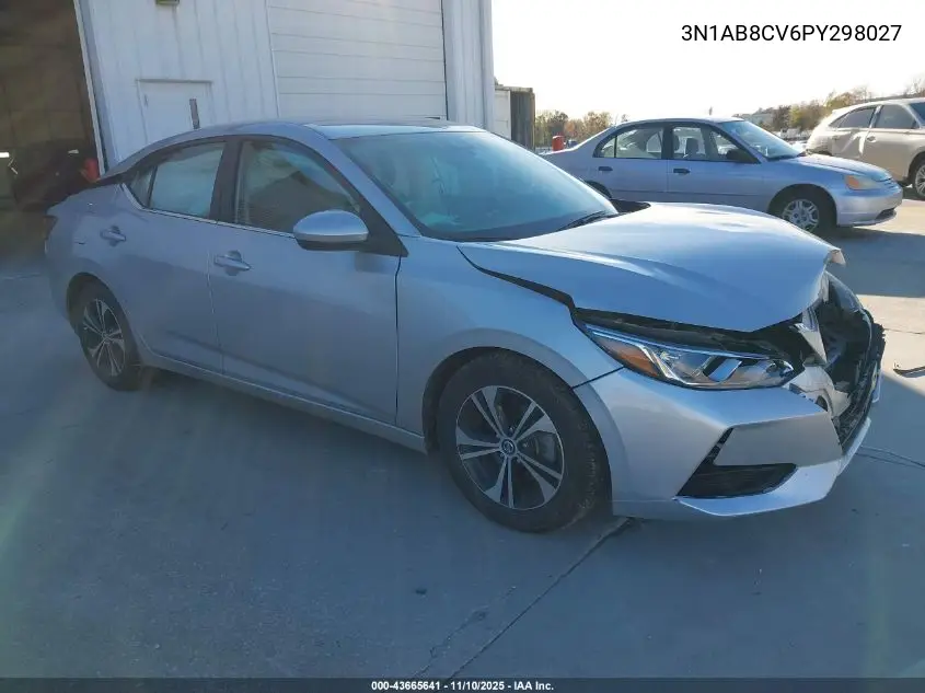 3N1AB8CV6PY298027 2023 Nissan Sentra Sv Xtronic Cvt