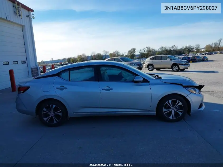 3N1AB8CV6PY298027 2023 Nissan Sentra Sv Xtronic Cvt