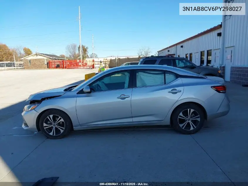 3N1AB8CV6PY298027 2023 Nissan Sentra Sv Xtronic Cvt
