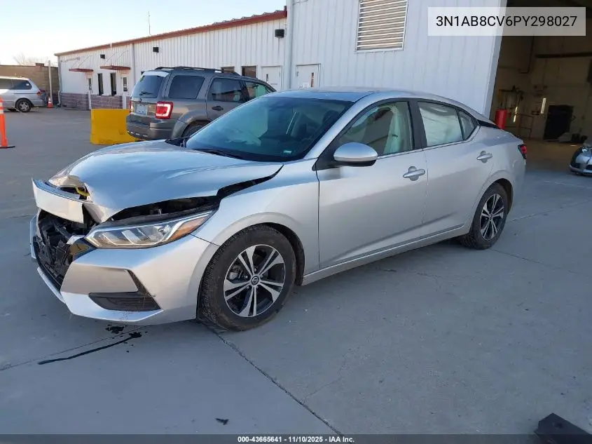 3N1AB8CV6PY298027 2023 Nissan Sentra Sv Xtronic Cvt