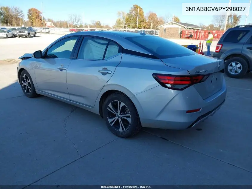 3N1AB8CV6PY298027 2023 Nissan Sentra Sv Xtronic Cvt