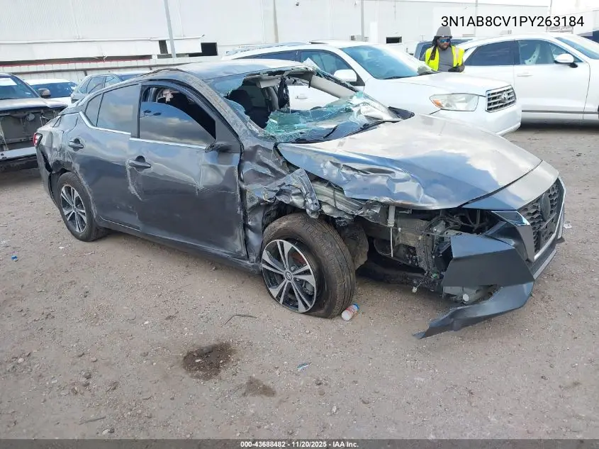 3N1AB8CV1PY263184 2023 Nissan Sentra Sv Xtronic Cvt