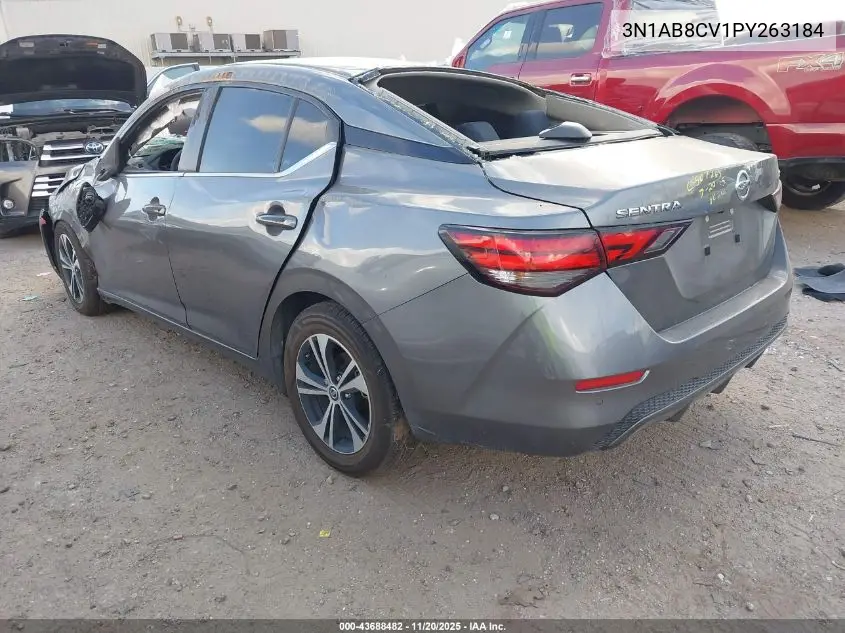 3N1AB8CV1PY263184 2023 Nissan Sentra Sv Xtronic Cvt