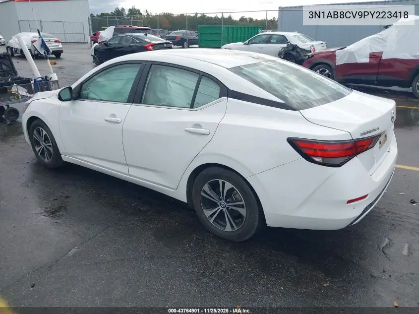 3N1AB8CV9PY223418 2023 Nissan Sentra Sv Xtronic Cvt