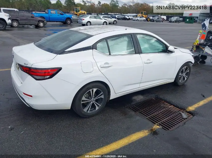 3N1AB8CV9PY223418 2023 Nissan Sentra Sv Xtronic Cvt