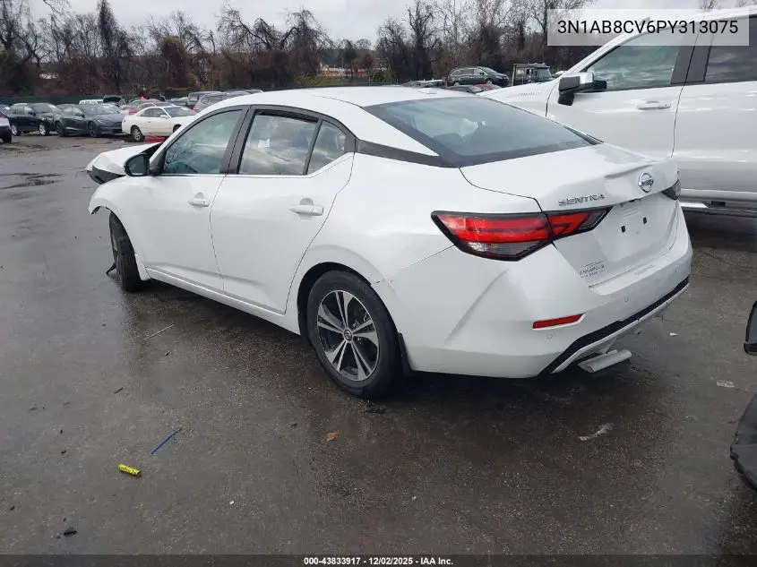 3N1AB8CV6PY313075 2023 Nissan Sentra Sv Xtronic Cvt