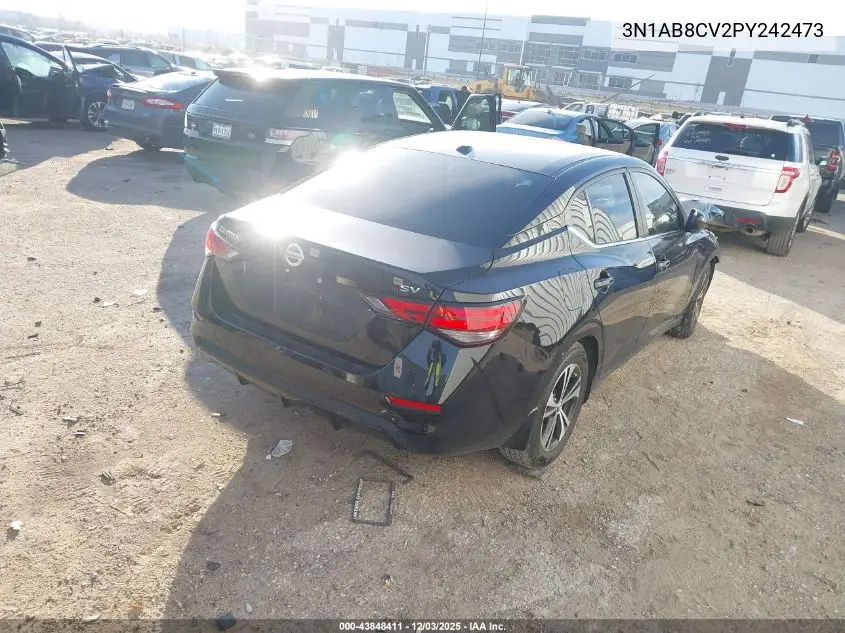 3N1AB8CV2PY242473 2023 Nissan Sentra Sv Xtronic Cvt